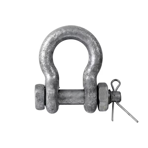 Shackle Anchor 1/4 Safety Bolt HDG w/Pin, Aztec Lifting Hardware, Mfr#: SBT014