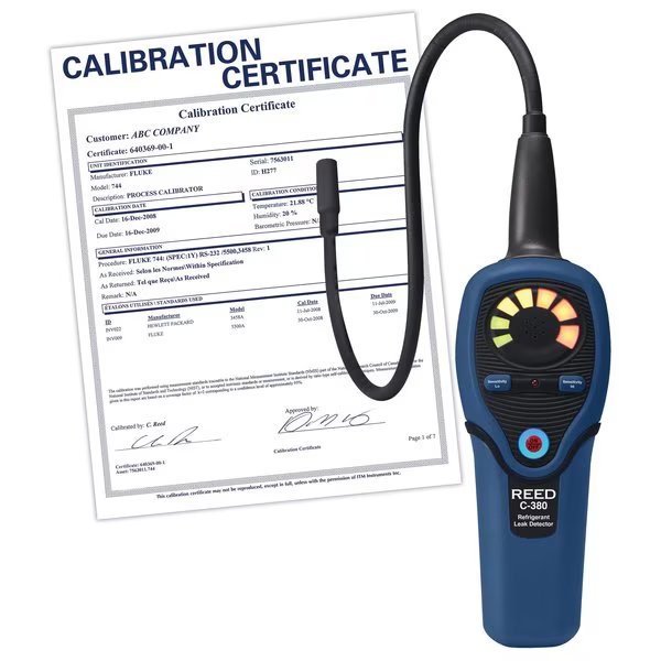 C-380-NIST Refrigerant Leak Detector, , Reed Instruments, Mfr#: C-380-NIST