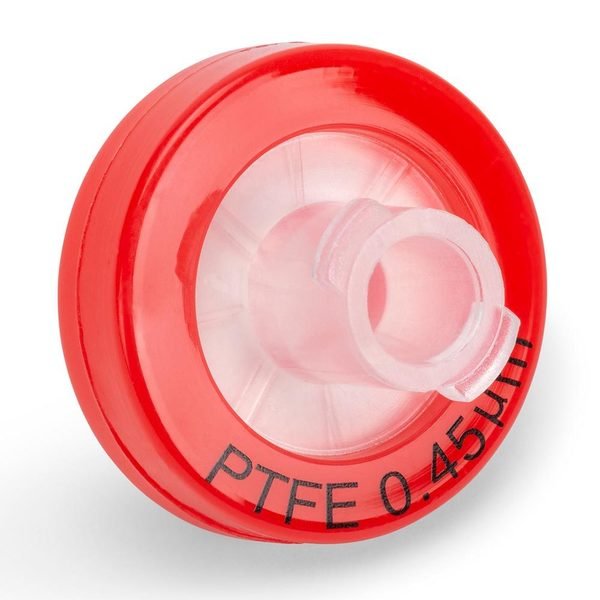 Syringe Filter, PTFE Hydrophilic Membrane, 0.45μm Porosity, 13mm Diameter, PP Housing, Non-sterile, Diamond Pureflow Syringe Filters, Mfr#: SF-PTFE-4513