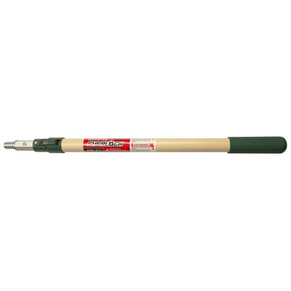 Adjusable Painting Extension Pole, Universal Connection, 2 to 4 ft, 1 1/2 in dia., Tan, Wooster, Mfr#: R054