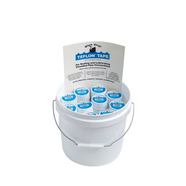 PTFE Tape-Low Den-China3/4X520- 70Bucket, Black Swan, Mfr#: 02105BK