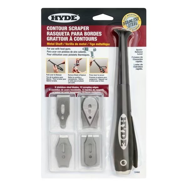 Long Neck Metal Contour Scraper, Hyde, Mfr#: 10460