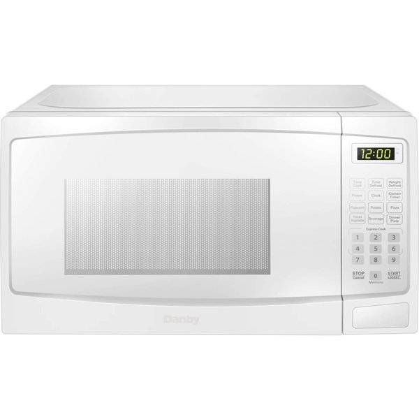 Countertop Microwave, 1.1 cu ft, White, Danby, Mfr#: DBMW1121BWW
