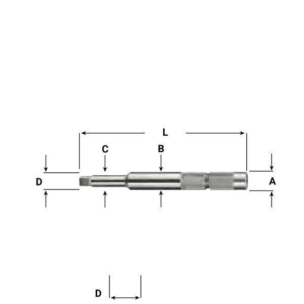 Tap Extension, Material HSS, 5