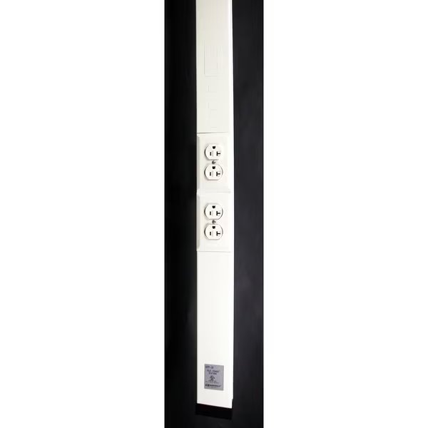 Service Pole, 2-17/32in., Steel, Wiremold, Mfr#: 30TP-2V
