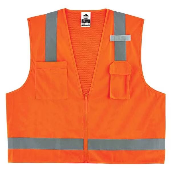 Orange Type R Class 2 Economy Surveyors, Ergodyne, Mfr#: 8249Z
