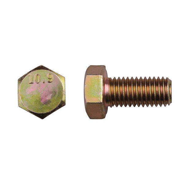Ylw Zinc Cl. 10.9 Cap Screw 14-2.00X30mm Hex Hd Din 933 PK10, Disco, Mfr#: 14599PK