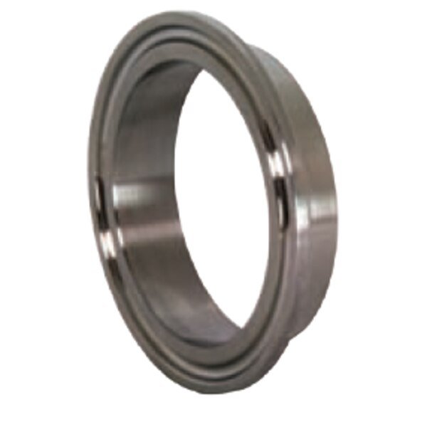 Short Weld Clamp Ferrule-316L, 3/4, Sanitube, Mfr#: 14WMP6-075