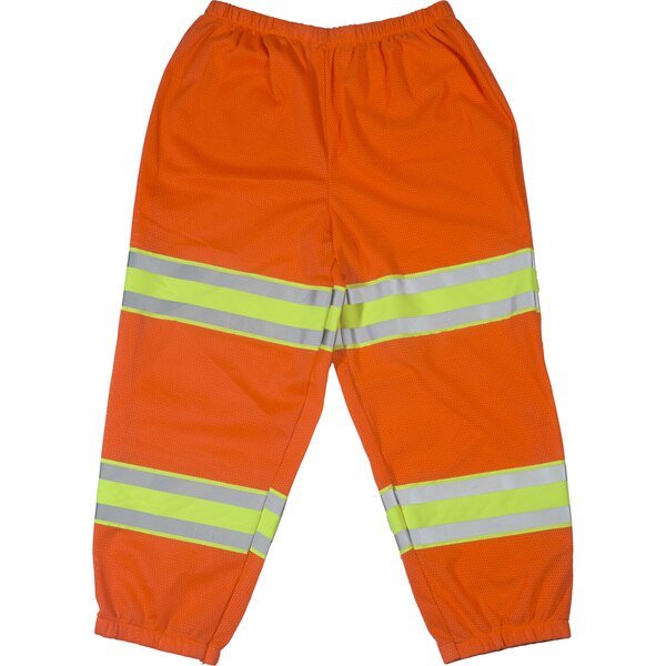 Ansi Class E Orange Pant Mesh, Mutual Industries, Mfr#: 16367-45