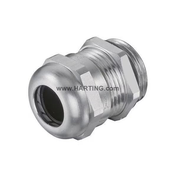 Cord Connector, Body Brass, Cable OD 16 mm, Harting, Mfr#: 19000005090