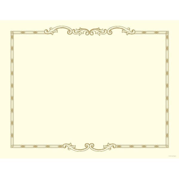 Certificate Gold Foil Linked Cast, PK12, Great Papers, Mfr#: 2012198