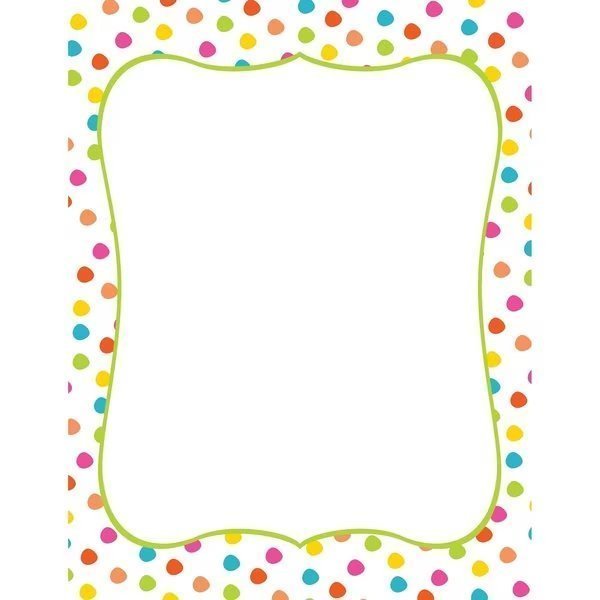 Stationery Letterhead, Circus Dots, PK80, Great Papers, Mfr#: 2012410