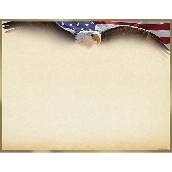 Certificate Gold Foil, Flying Eagl, PK15, Great Papers, Mfr#: 2017042