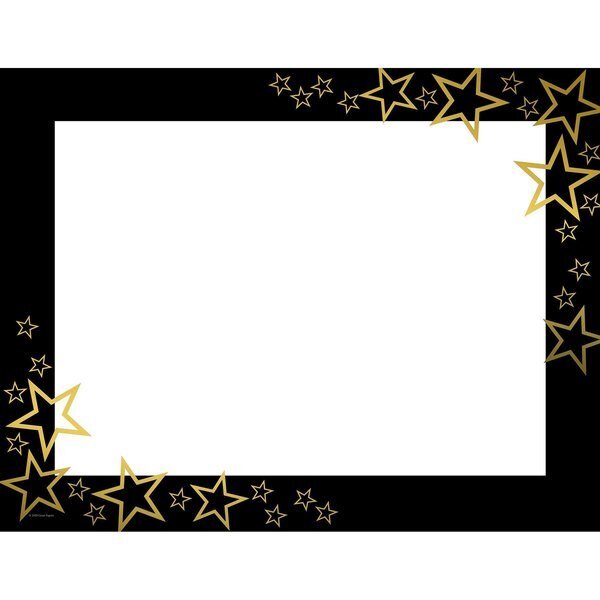 Certificate Gold Foil Stars with B, PK15, Great Papers, Mfr#: 2020001