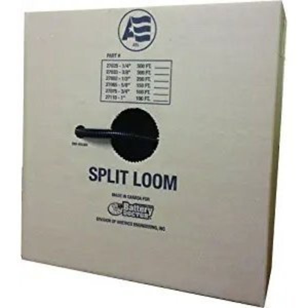 Split Loom-5/8 in Black, Split Loom, Battery Doctor, Mfr#: 27065