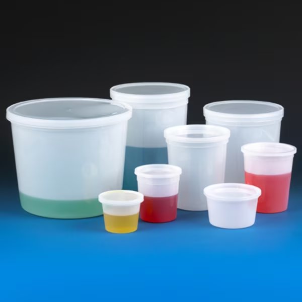 Container, 8 oz.(250mL), Hdpe, Tall, PK100, Globe Scientific, Mfr#: 271009