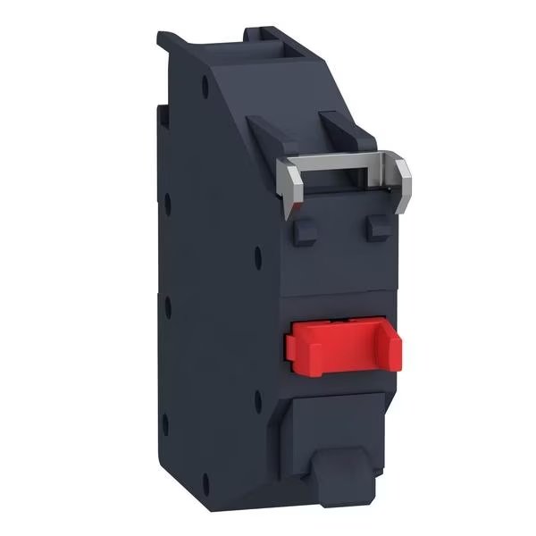 Contact block, Harmony XB4 - ATEX D, single contact, gas protected contact, screw clamp terminals, 1NC, Schneider Electric, Mfr#: ZBE102GEX