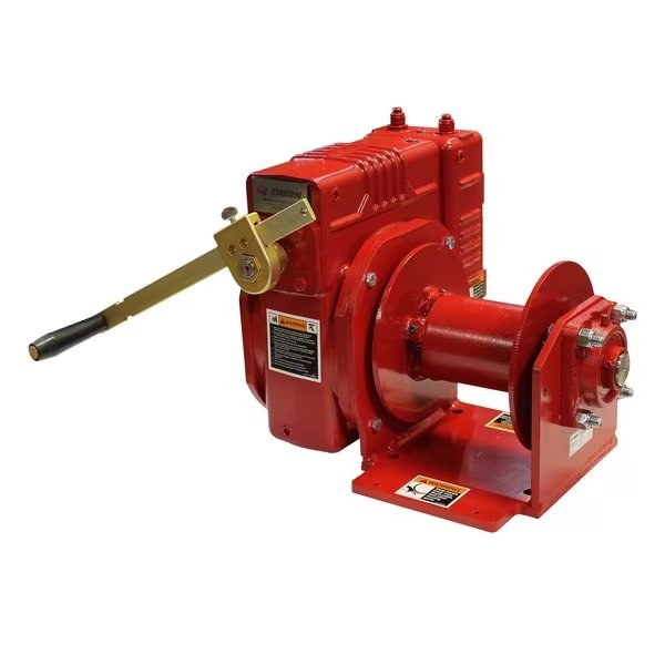 Worm Gear Hand Winch, 4000Lb For Pulling, Thern, Mfr#: 2W40-L
