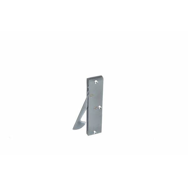Concealed Door Edge Pull Satin Chrome 1