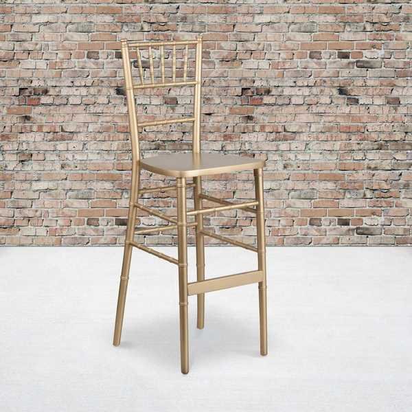 HERCULES Series Gold Wood Chiavari Barstool, Flash Furniture, Mfr#: 2-XA-CH-BAR-GO-GG