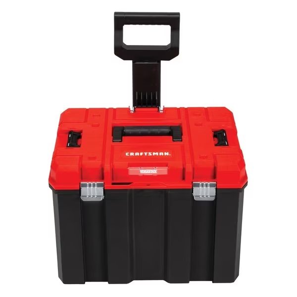 VERSASTACK Wheeled Tool Box, Plastic, Red, 20 in W x 17 in D x 39 in H, Craftsman, Mfr#: CMST17835