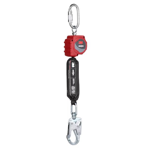 Self-Retracting Lifeline, 310 lb Weight Capacity, Red, 3M, Mfr#: 3100507