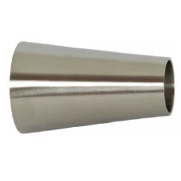 Polished Concentric Reducer 304, 3"X1-1/2, Sanitube, Mfr#: 31W4P-300150