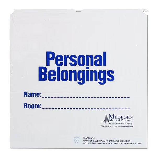 Patient Belonging Bag, 20x19x4