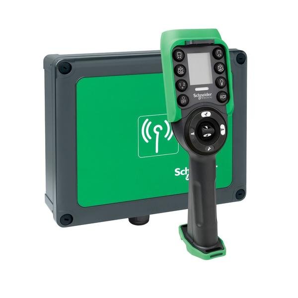 Control station, Harmony eXLhoist, standard, Remote ZART12D with base ZARB18W, Schneider Electric, Mfr#: XARS12D18W
