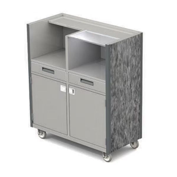 Mobile Set-Up Station w/Laminate Exterior, Lakeside, Mfr#: 4608