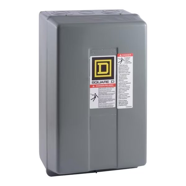 600VAC Electrically Held Lighting Contactor 8P 30A, SQUARE D, Mfr# 8903LG80V01