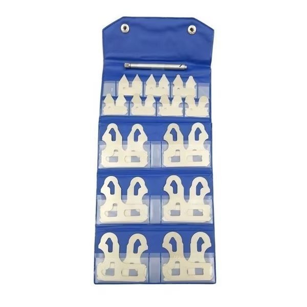 26 Piece .010-0.500" Radius Gage Set, Hhip, Mfr#: 4901-0026