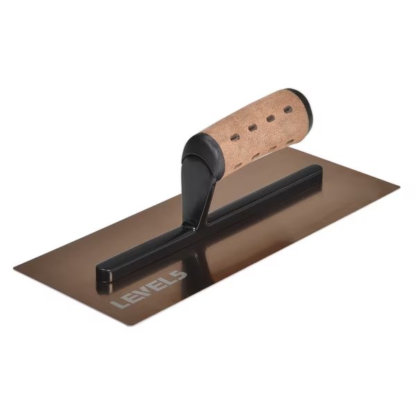 Hand Trowel, SS, Leather Grip, 12, Level 5 Tools, Mfr#: 4-961