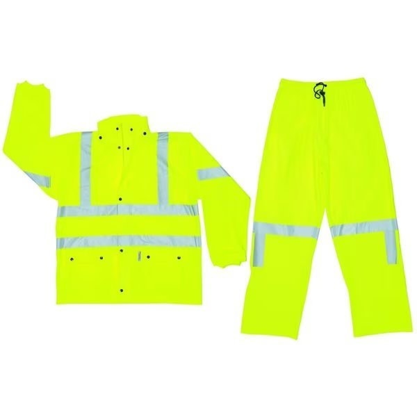 Cttn Poly 2 Pc Suit, Strtch Pu 0.40mm, 3XL, Mcr Safety, Mfr#: 5182X3