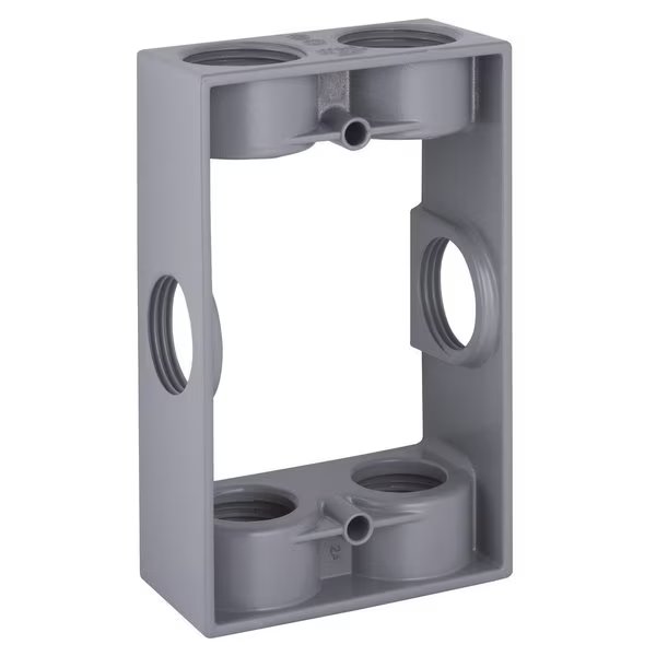 Weatherproof Extension Adapter, 1G, 6 Outl, Bell Outdoor, Mfr#: 5405-0