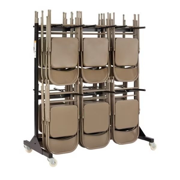 Two-Tier Chair Cart, Safco, Mfr#: 4199BL