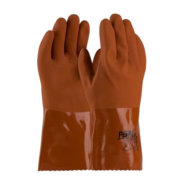 12" Chemical Resistant Gloves, PVC, L, 12PK, Pip, Mfr#: 58-8651/L