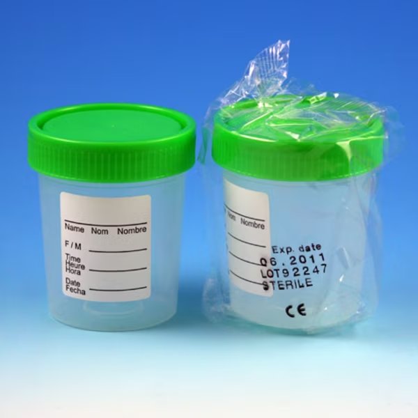 Collection Cup, 4 oz., Plastic, Wide, PK100, Globe Scientific, Mfr#: 5913