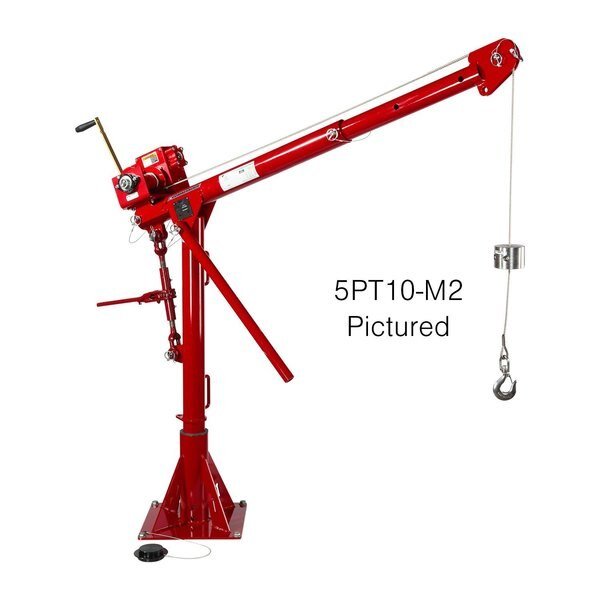 Davit Crane Up To 1200Lb Capacity W/ 4Wm, Thern, Mfr#: 5PT10G-M2