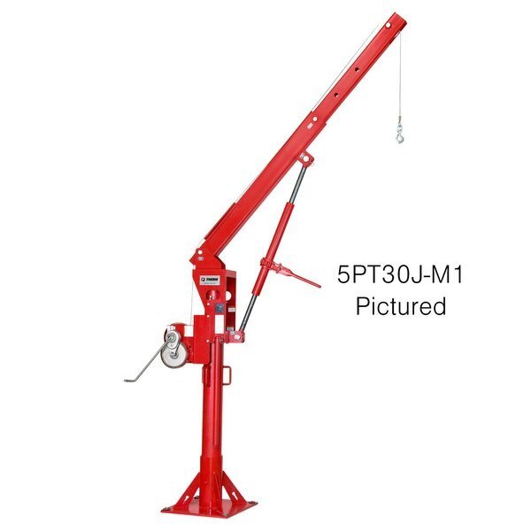 Davit Crane Up To 3000Lb Cap W/ Spur Gea, Thern, Mfr#: 5PT30JG-M1