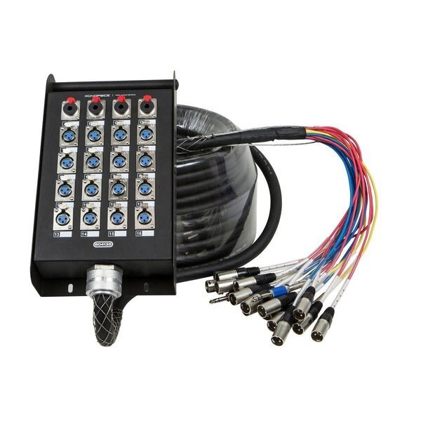 Trs Stage Box, 4, 20 Channel Snake, 1000ft., Monoprice, Mfr#: 604135