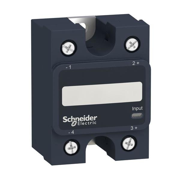 Ssr1p Panel Mnt, 75A@660VAC, ZC, 4-32VDC, I, 75 A, 48 to 660V AC, SSP1 Series, Schneider Electric, Mfr#: SSP1A475BD