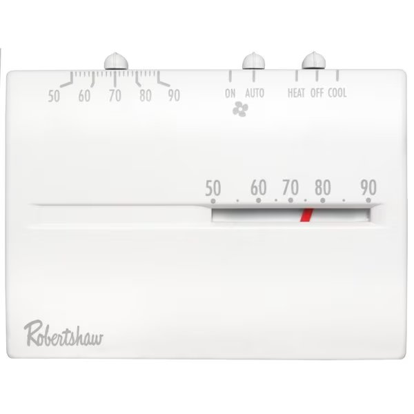 Low Voltage Mechanical Thermostat, SPST, Robertshaw, Mfr#: 9204H