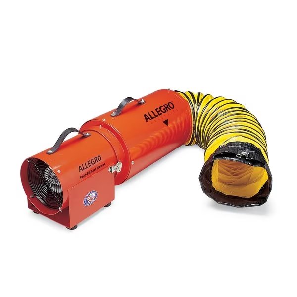 Axial DC Metal COM-PAX-IAL Blower w/ Can, Allegro Industries, Mfr#: 9537-15