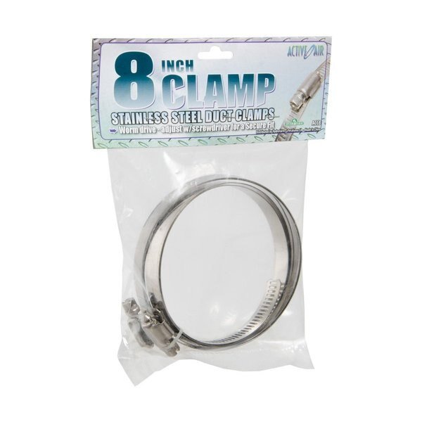 Stainless Steel Duct Clamps, 8, Active Air, Mfr#: ACC8