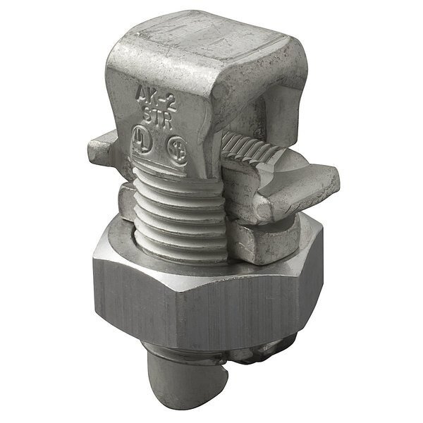 Aluminum Split Bolt Connector, Main, PK2, Ilsco, Mfr#: AK-2-EC