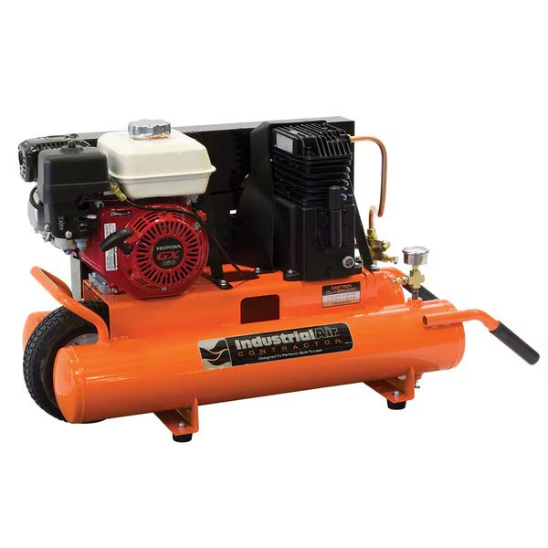 Wheelbarrow Air Compressor, Gas, 8gal., 5.5, Industrial Air, Mfr#: CTA5590856.01