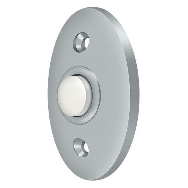 Bell Button, Standard Satin Chrome, Deltana, Mfr#: BBC20U26D