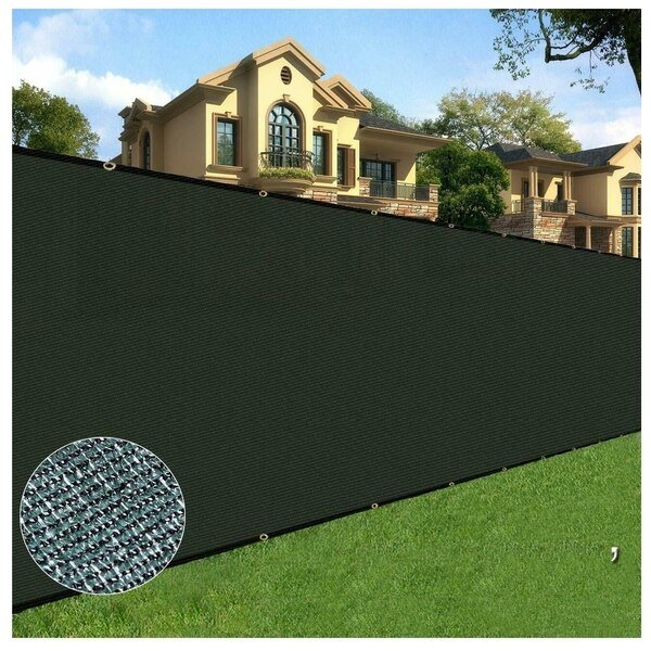 Priv Netting, Blk, Reinf Grmt, 6ftX15 ft, Jaydee Boen, Mfr#: PN-30050