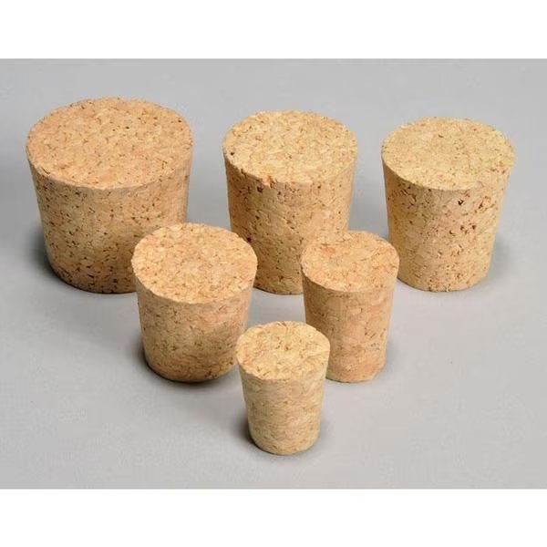 Cork Stoppers, #6, PK 100, United Scientific, Mfr#: CST6